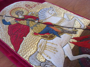 Закладка в Евангелие  Георгий Победоносец